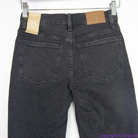 NEW Madewell Mid-Rise Perfect Vintage‎ Straight Jean Rosella Wash,24 - Picture 12 of 16